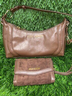 STEVE MADDEN BROWN PURSE AND WALLET